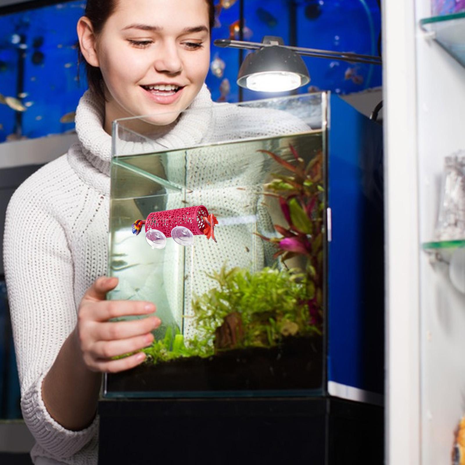 Aquarium Mini Fish - Betta Habitat Resting Shelter Ornament Fish