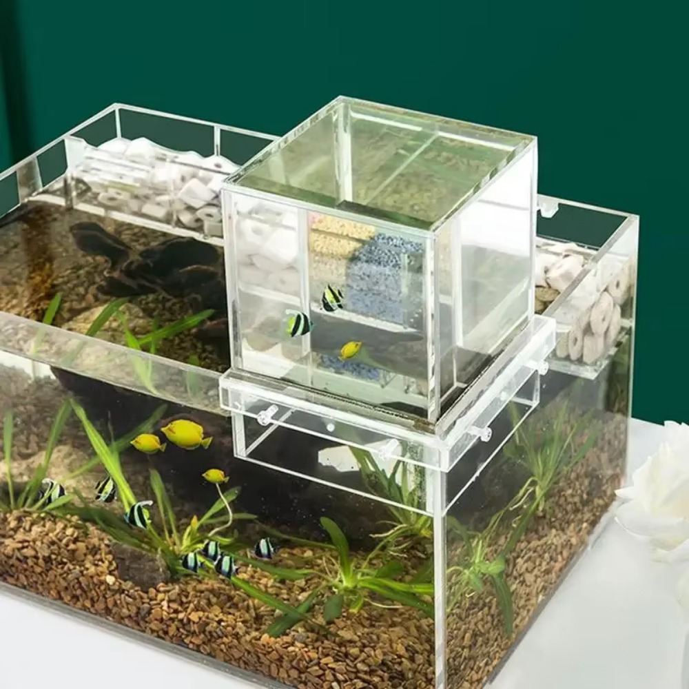 Aquarium Goldfish - Landscaping Negative Pressure Fish Tank Unique