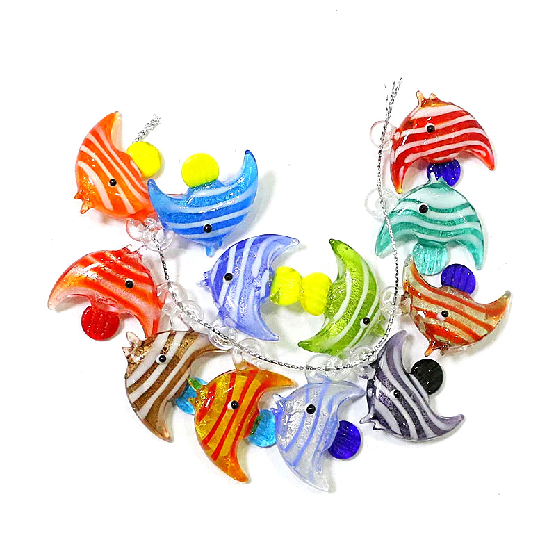 Aquarium Mini Fish - 2pcs Colorful Cute Sea Fish Charms