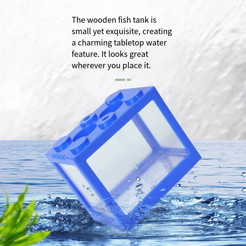 Novelty Block‑Shaped Mini Aqua - Aquarium Goldfish review and price