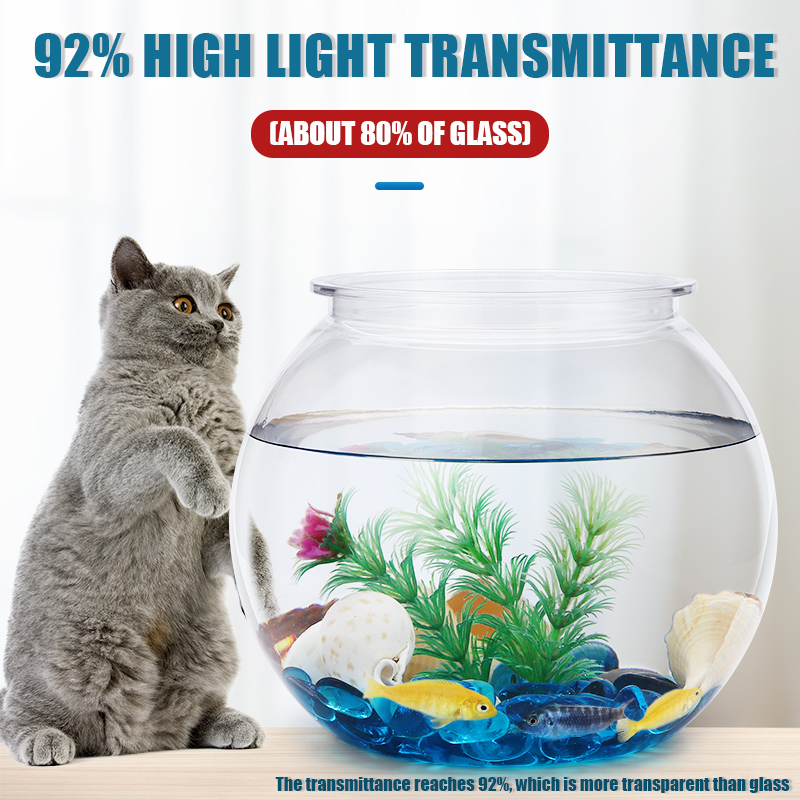 Fish Bowl Plastic L M S Sizes  - Aquarium Goldfish review and price