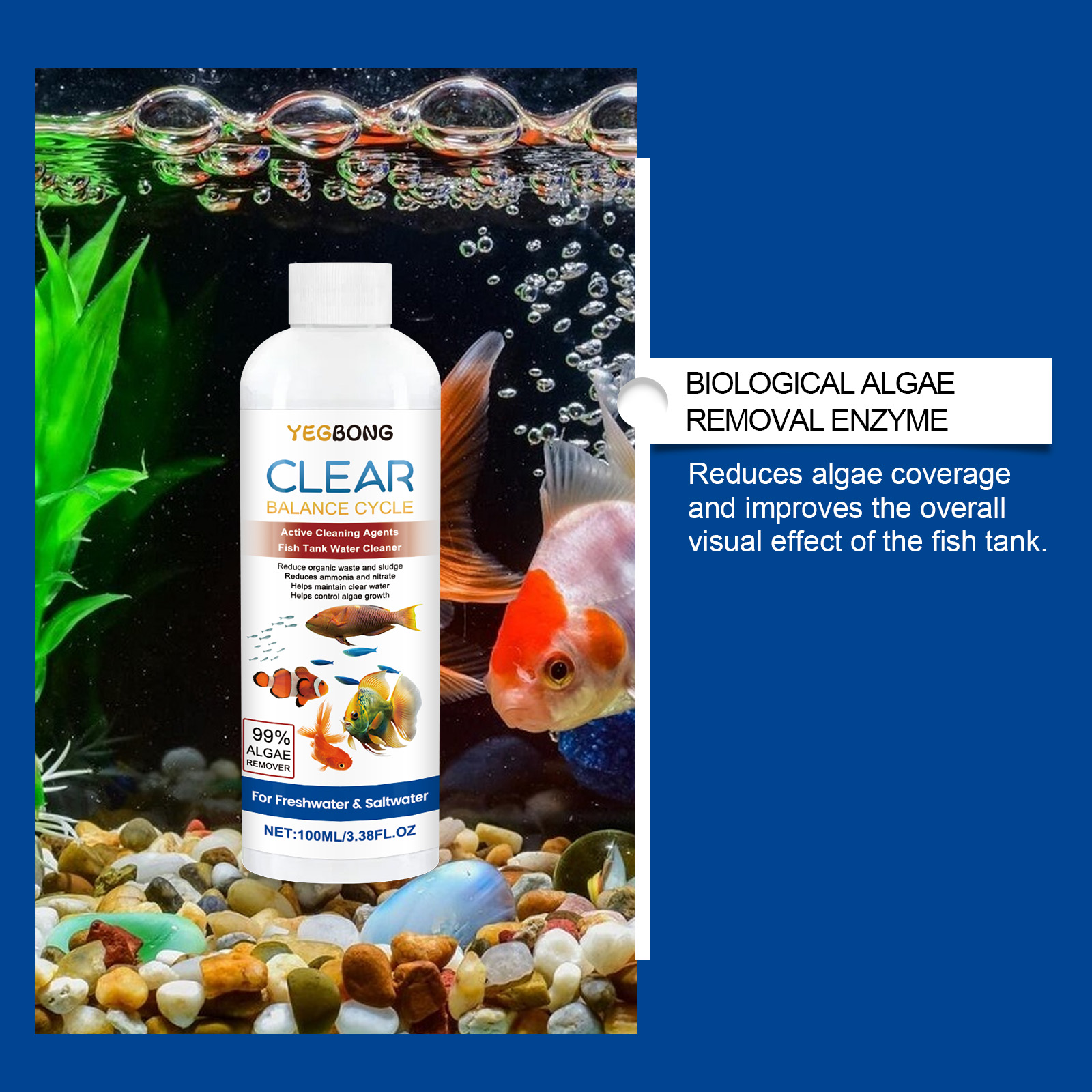 Aquarium Water Clarifier 100ml - Aquarium Fish Quality review and price