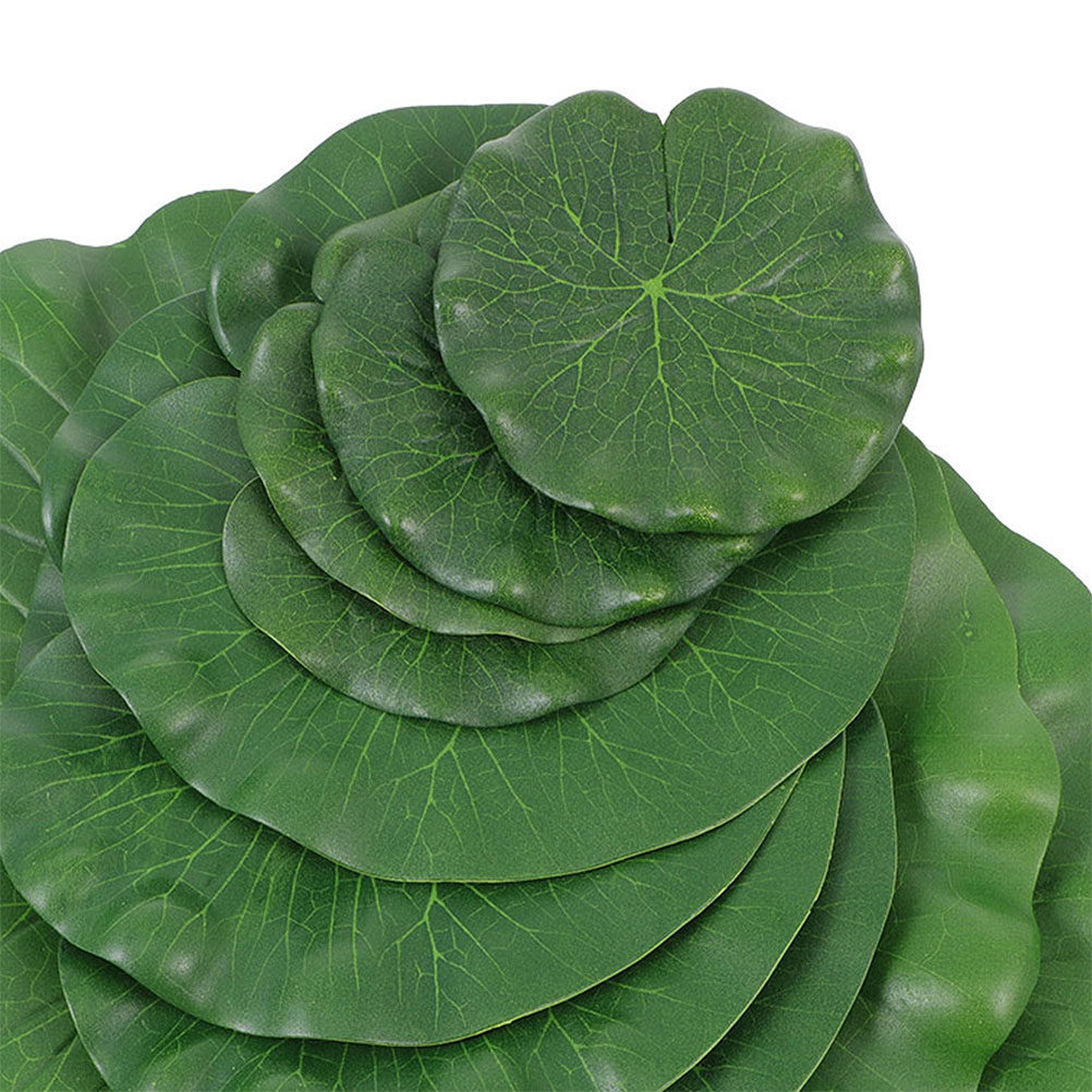 15Pcs Artificial Lily Pads Rea - Aquarium Fish Tank review and price