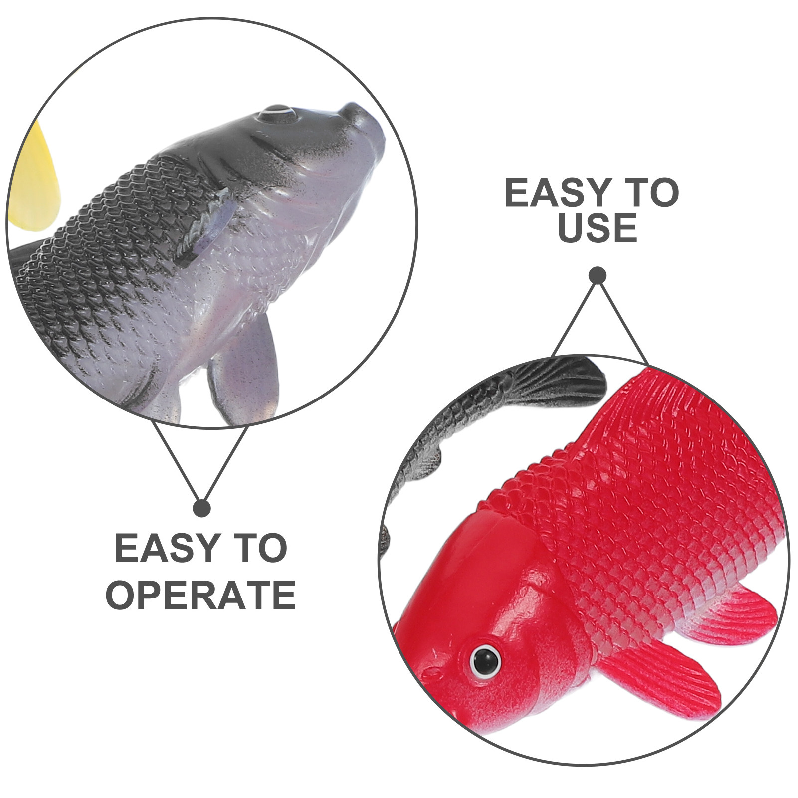 3pcs Fish Crafts Toys Realisti - Aquarium Goldfish review and price