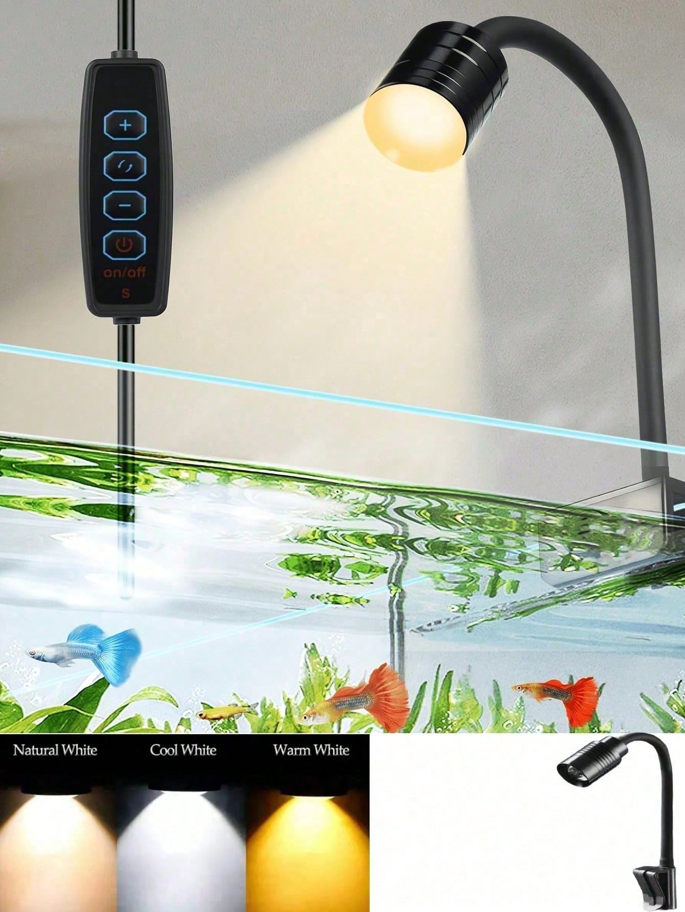 USB aquarium lights, Zoom Sout - Aquarium Goldfish review and price