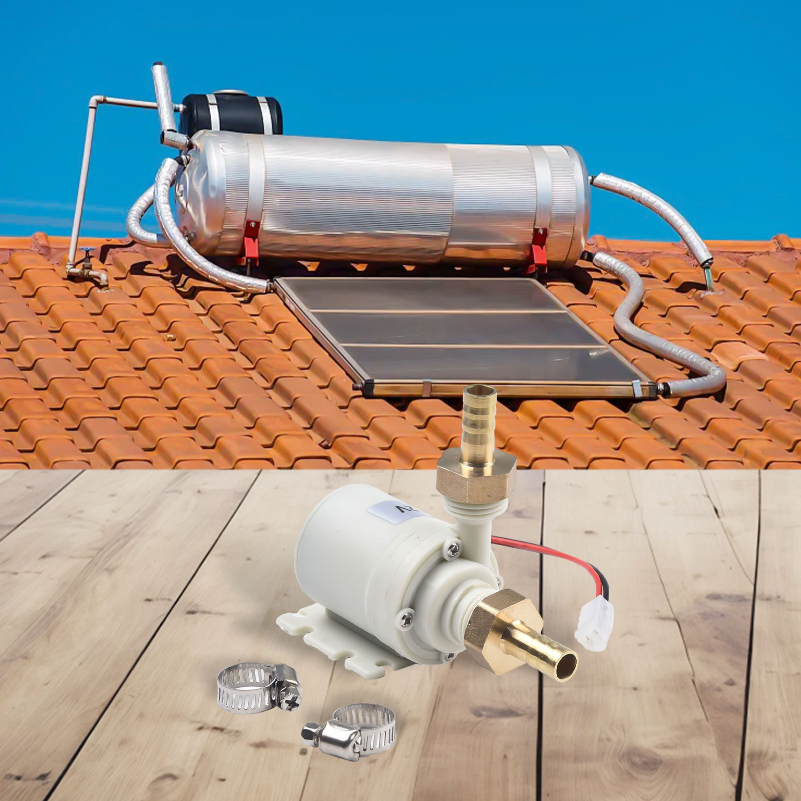 12V DC Solar Water Heater Circ - Powerhead Circulation Pump review and price
