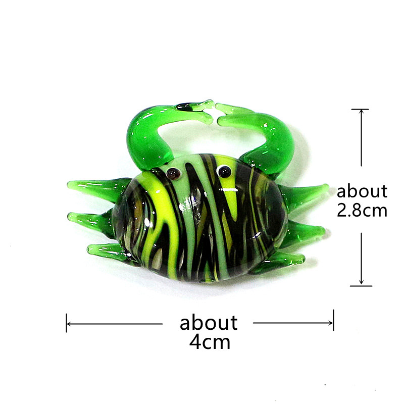 Handmade Cute Mini Glass Crab  - Aquarium Mini Fish review and price