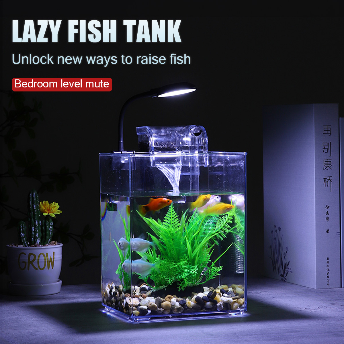 USB Desktop Fish Tank Set-Easy - Aquarium Goldfish review and price