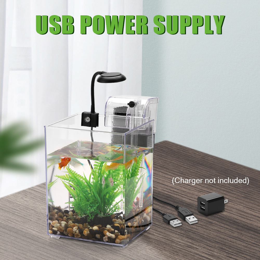 USB Desktop Fish Tank Set-Easy - Aquarium Goldfish review and price