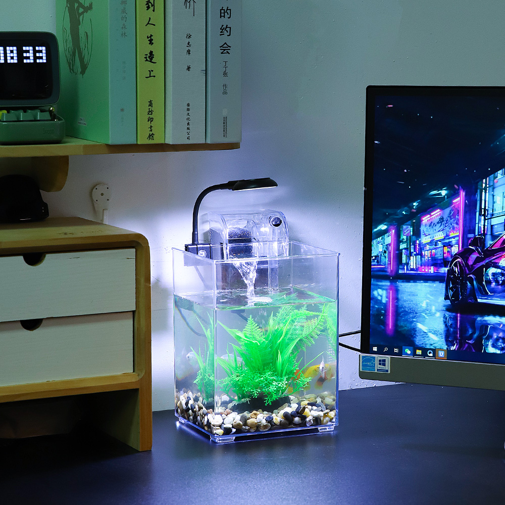 USB Desktop Fish Tank Set-Easy - Aquarium Goldfish review and price