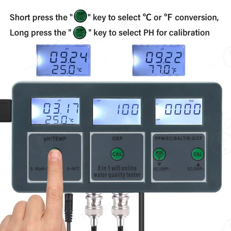 WiFi Digital PH ORP TDS EC Sal - Aquarium Fish Online review and price